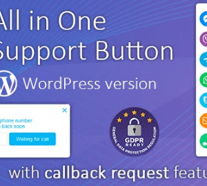 All in One Support Button v.1.8.2 Live Chat