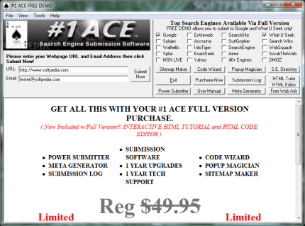 # 1 ACE Search Engine Submission Software 5.0.9 Cracked