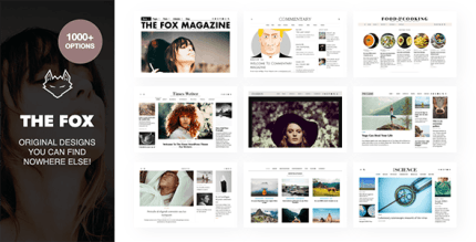 Fox 4.6.2 Modern Blog Magazine WordPress Theme