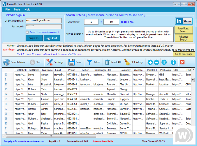 Linkedin Lead Extractor v4.0.2101