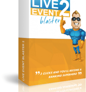 Live Event Blaster 2 - How To Get On Page # 1 On Google And YouTube