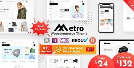 Metro v1.4.8 Minimal WooCommerce Theme