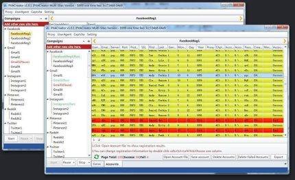 PVA Creator 2.4.9 Bulk Verification Account Creation Software for Social Media Channels