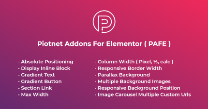 Piotnet Addons For Elementor Pro 2