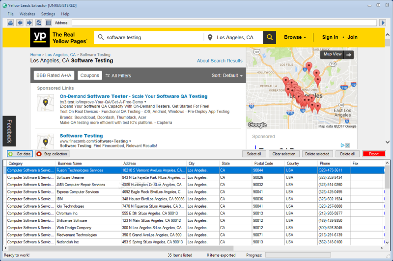 Yellow Leads Extractor v.7.0.0 Yellow Pages Scrapper