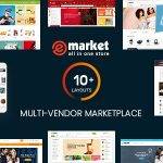 eMarket 3.4.0 Multi Vendor MarketPlace Elementor WooCommerce Theme