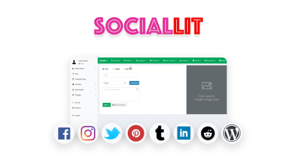 SocialLit Social Media Marketing Script