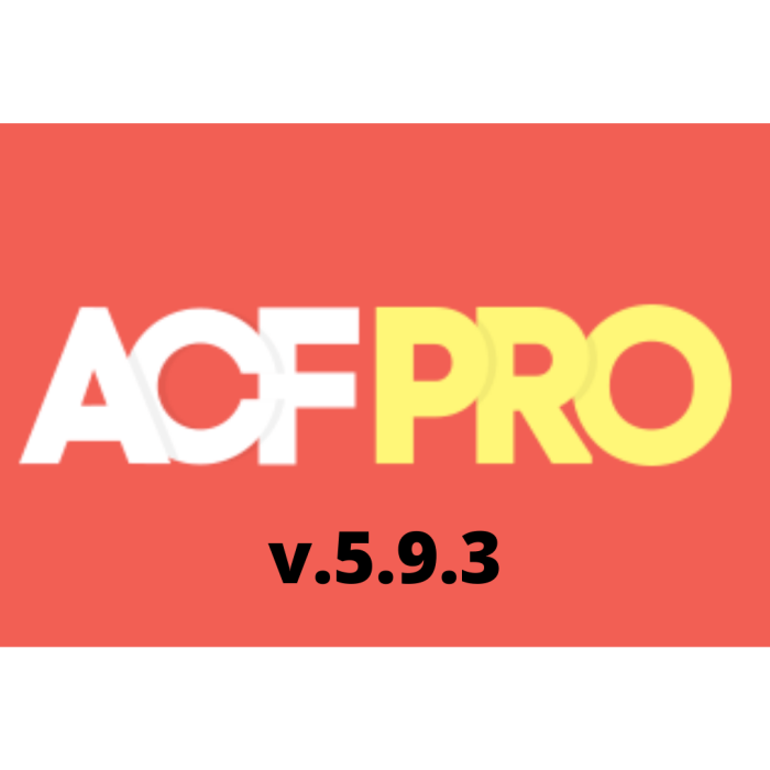 Advanced Custom Fields Pro v5.9.3
