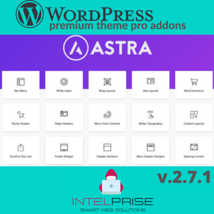 Astra Pro v2.7.1 Full Suite with Portfolio and Premium Sites