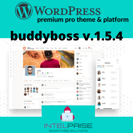 BuddyBoss Platform 1.5.4 + Pro 1.0.7 + Theme 1.6.1.1 Sell Memberships Courses & Build Online Communities