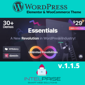 Essentials v1.1.5 Elementor WooCommerce Theme