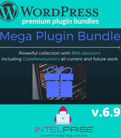 Mega WordPress Plugin Bundle by CodeRevolution 6.9