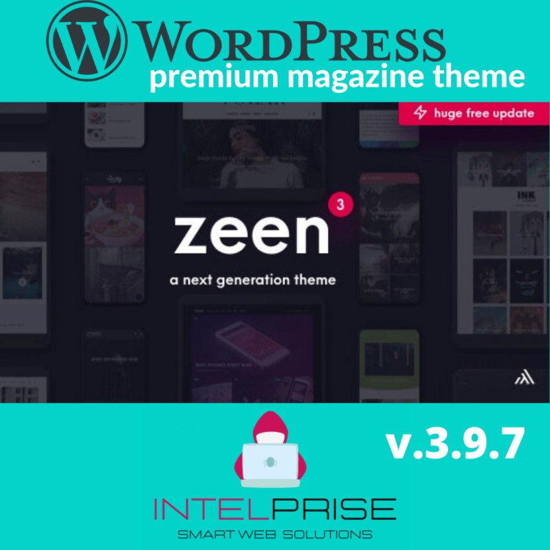 Zeen 3.9.7 Next Generation Magazine WordPress Theme