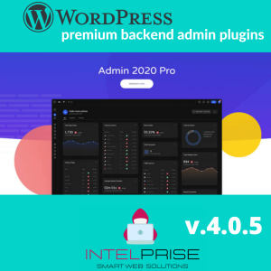 Admin 2020 PRO v.2.0.5 Modern Wordpress Dashboard