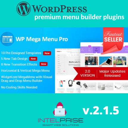 WP Mega Menu Pro v.2.1.5 Responsive Mega Menu Plugin for WordPress