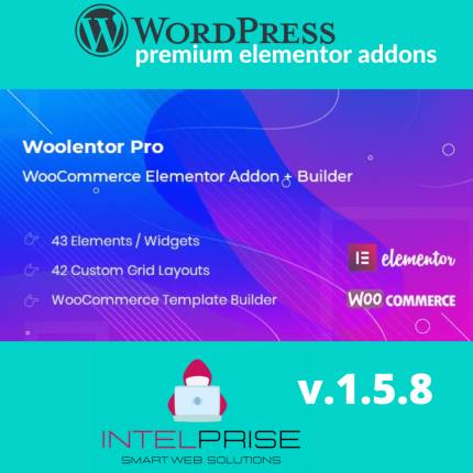 WooLentor Pro v.1.5.8 WooCommerce Page Builder Elementor Addon