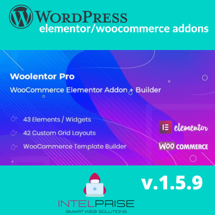 WooLentor Pro v.1.5.9 WooCommerce Page Builder Elementor Addon