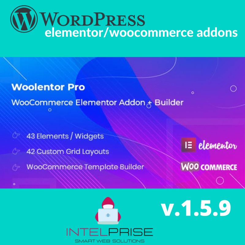 WooLentor Pro v.1.5.9 WooCommerce Page Builder Elementor Addon