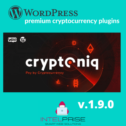 Cryptoniq 1.9.0 Cryptocurrency Payment Plugin for WordPress