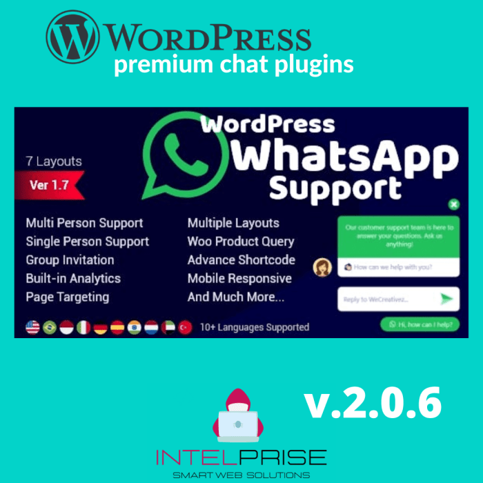 WordPress WhatsApp Support v.2.0.6 Chat Module