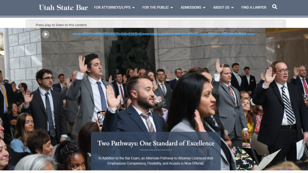 Utah Bar New Admissions 1024X576
