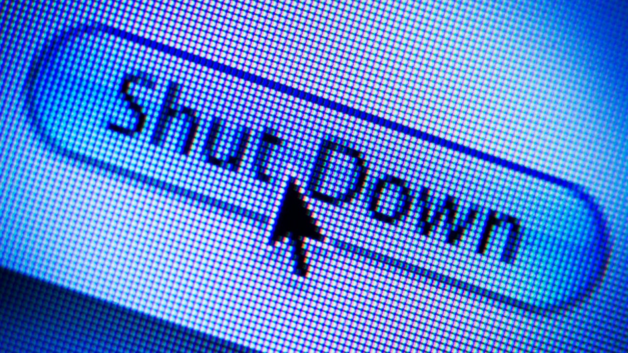 Shutdown1800 Psl Images Alamy