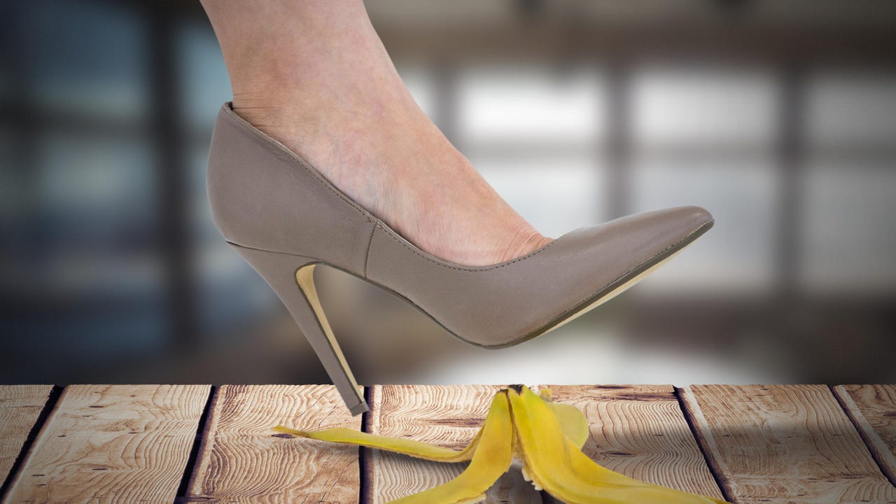 Slip On Banana Peel Sean Prior Alamy