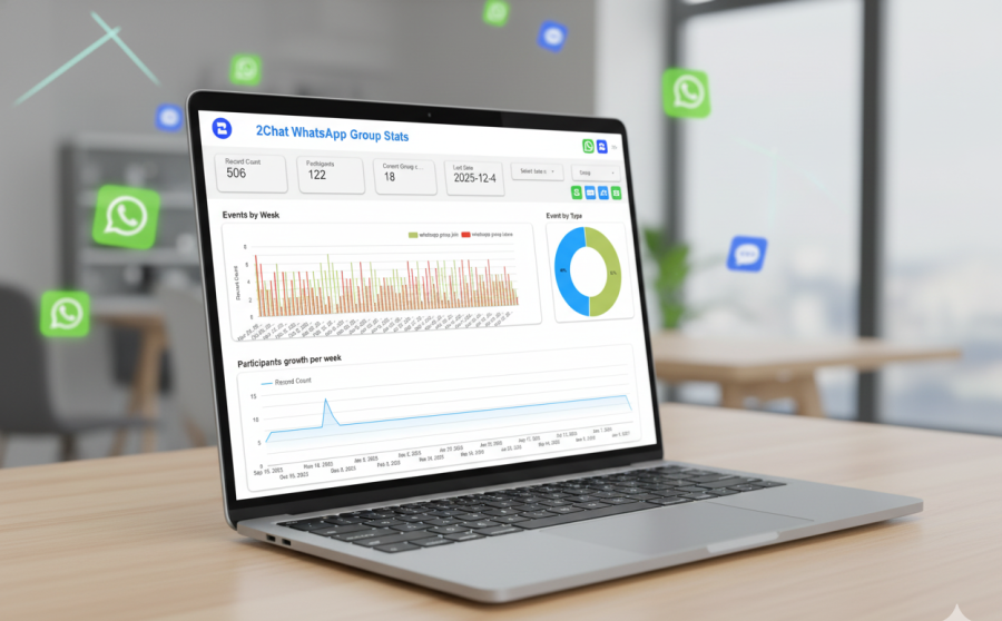 Whatsapp Group Monitor Dashboard Unjmpl