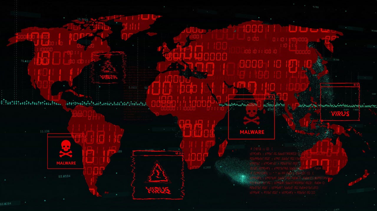 Cyberattackmap Wavebreakmedia Ltd Alamy Yf27Nq