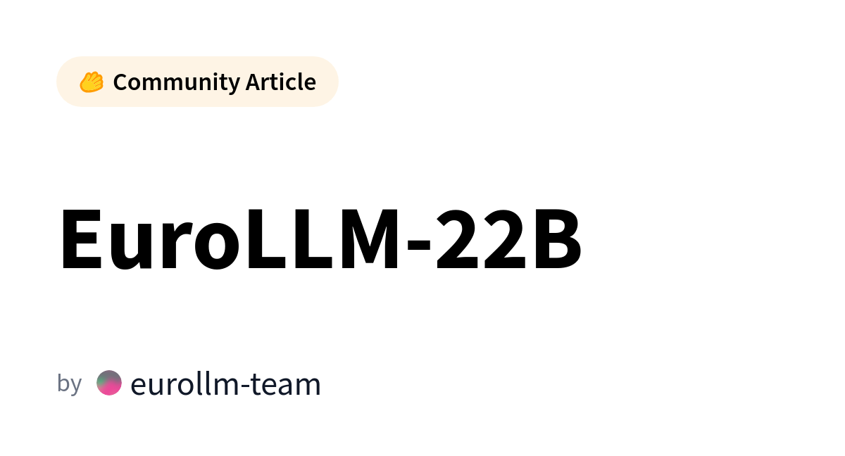 Eurollm 22B