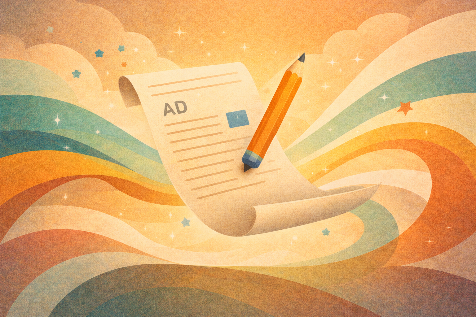 Pencil Paper Ad Copy Agent Ubfsmw