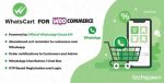 WhatsCart 1.1.3 – Whatsapp Abandoned Cart Recovery, Order Notifications, Chat Box, OTP for WooCommerce