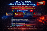 Turbo Seo backlink + Youtube Backlink Generator v3.2.11 Windows Software