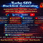 Turbo Seo backlink + Youtube Backlink Generator v3.2.11 Windows Software