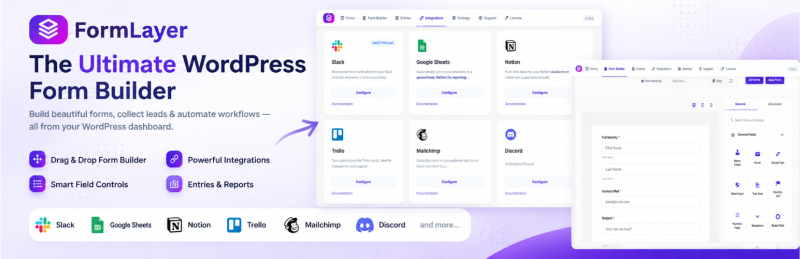 Formlayer Pro 1.0.6 Wordpress Form Builder