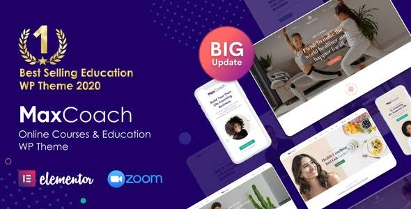 Maxcoach Theme Canvas Maxcoach 3.3.4 – Online Courses, Personal Coaching &Amp;Amp; Education Wp Theme - Image 1